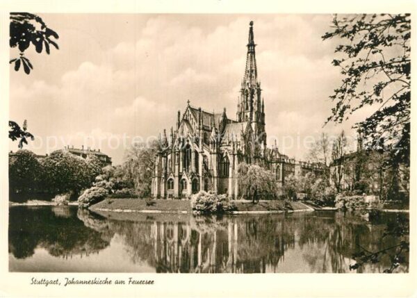Stuttgart Johanneskirche am Feuersee