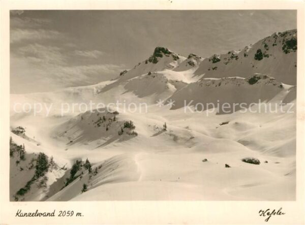 Kanzelwand Bergpanorama