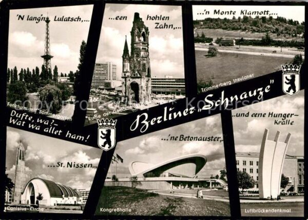 Berlin Funkturm Ruine der Gedächtniskirche Trü