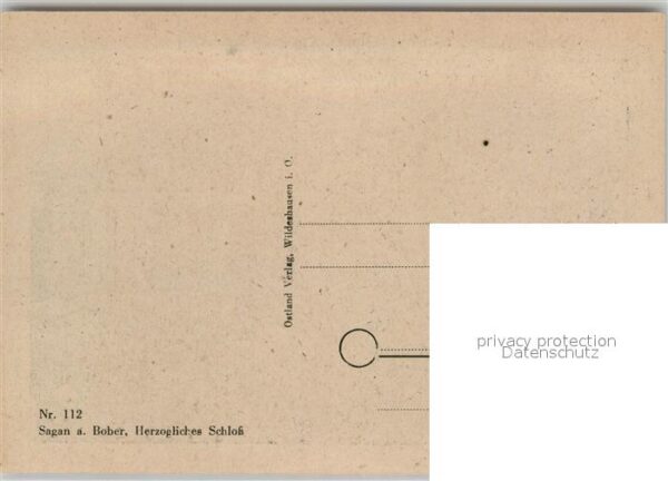 Sagan Herzogliches Schloss – Bild 2
