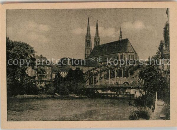 Goerlitz Niederschlesien Altstadtbrücke mit Peterskirche
