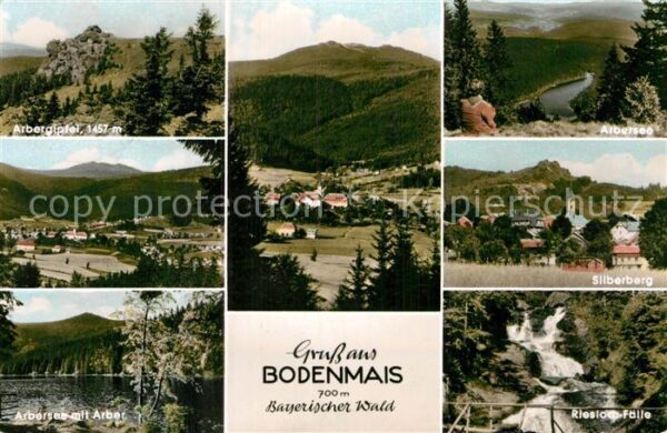 Bodenmais Arbersee Silberberg Arbergipfel Arberse