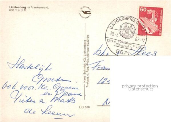 Lichtenberg Oberfranken Fliegeraufnahme – Bild 2