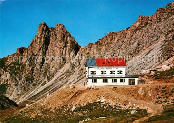 Tierser Tal Schutzhaus Tierser Alpl mit Roterdspitz