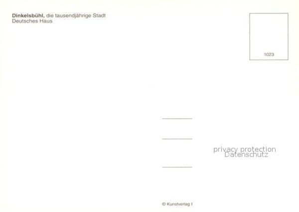 Dinkelsbuehl Deutsches Haus Fachwerk – Bild 2