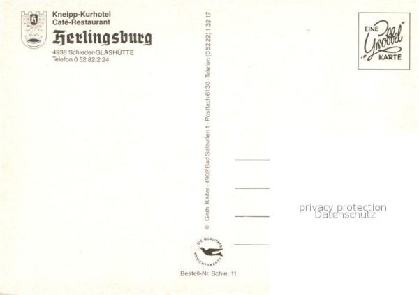 Glashuette Sachsen Kurhotel Cafe Restaurant Herlingsburg – Bild 2