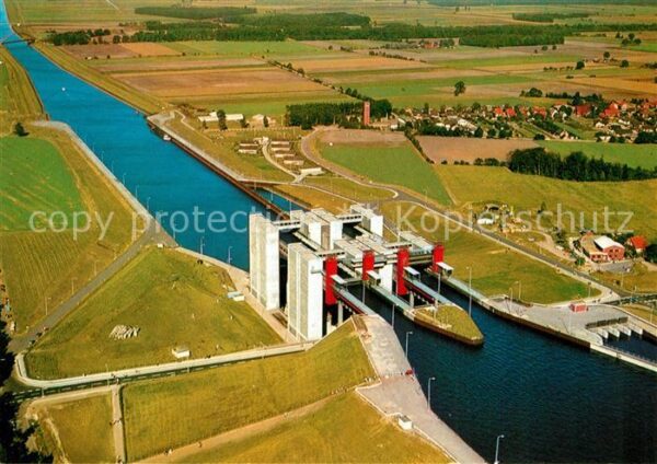 Scharnebeck Lueneburg Fliegeraufnahme Schiffshebewerk
