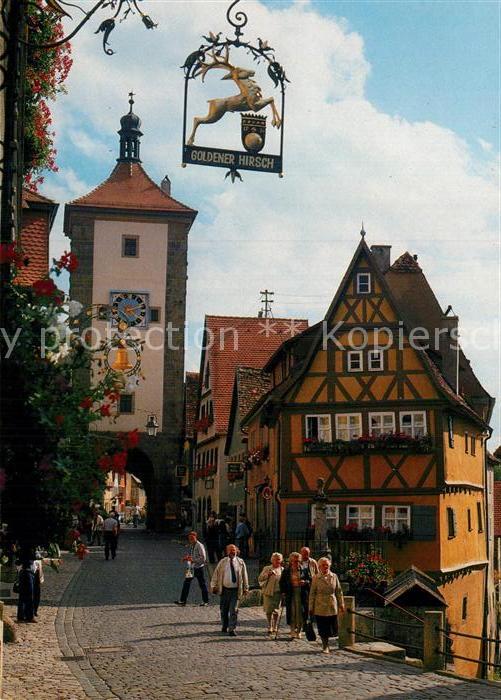 Rothenburg Tauber Plönlein Fachwerk