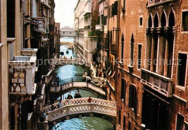 Venezia Venedig Brückenpartie