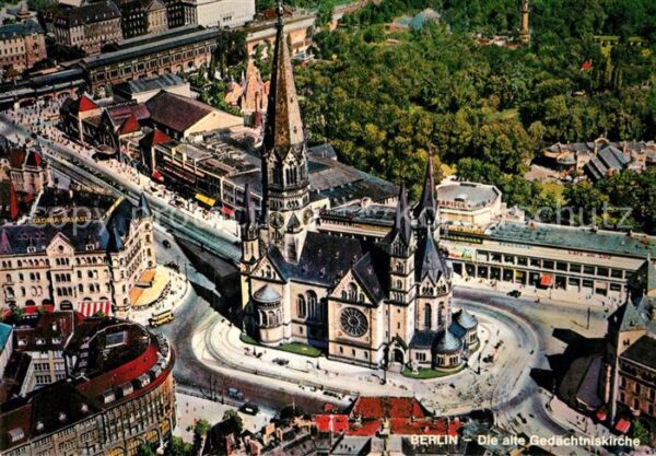 Berlin Fliegeraufnahme alte Gedächtniskirche