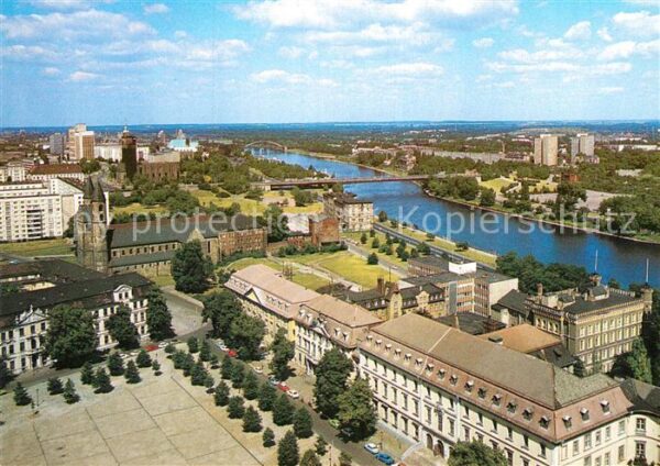 Magdeburg Fliegeraufnahme mit Dom