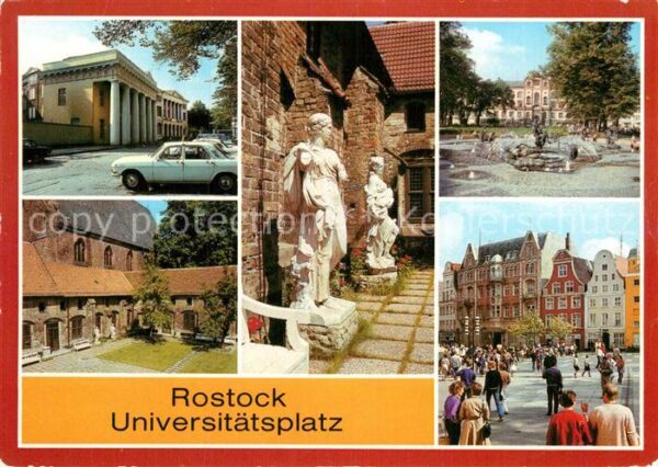 Rostock Universitätsplatz Neue-Wache Klosterinn