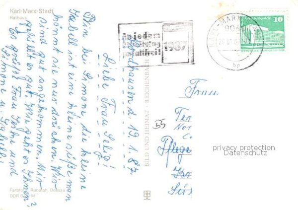 Karl-Marx-Stadt Rathaus – Bild 2