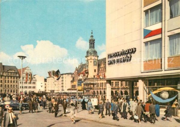 Leipzig Marktplatz Altes-Rathaus
