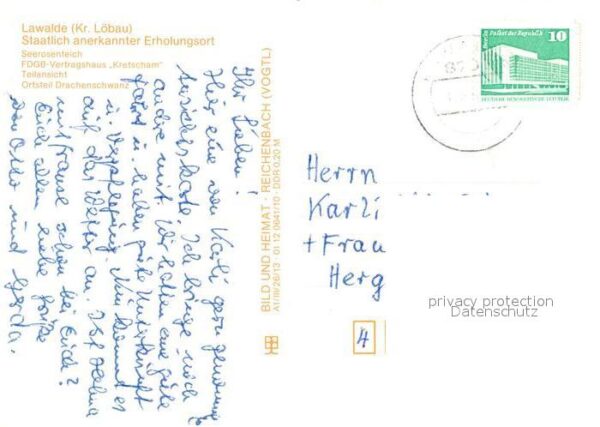 Lawalde FDGB Vertragshaus Kretscham Drachenschw – Bild 2