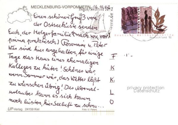 Warnemuende Ostseebad Fliegeraufnahme Hafeneinfahrt – Bild 2