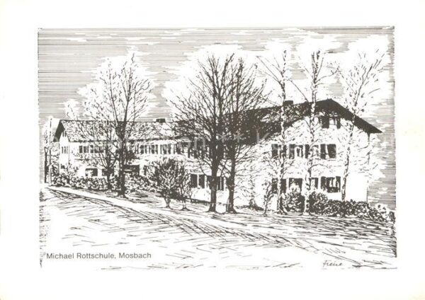 Mosbach Baden Michael Rottschule Künstlerkarte