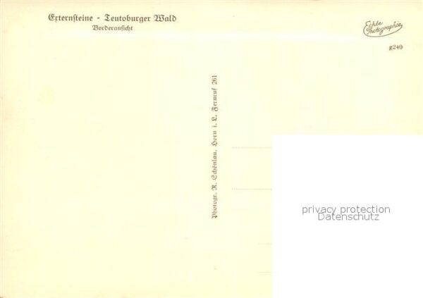 Externsteine Vorderansicht Teutoburger-Wald – Bild 2
