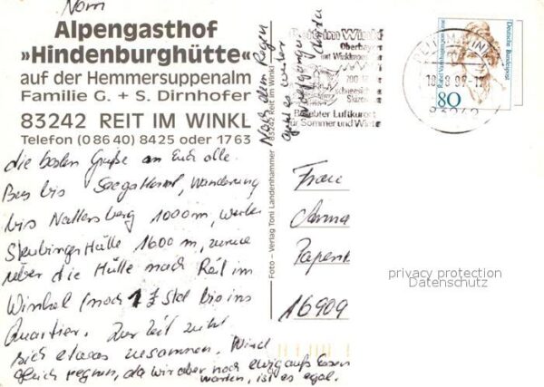 Reit Winkl Alpengasthof Hindenburghütte – Bild 2