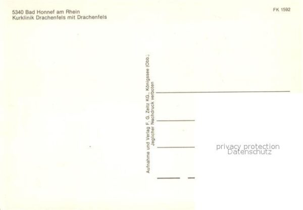 Bad Honnef Kurklinik Drachenfels – Bild 2