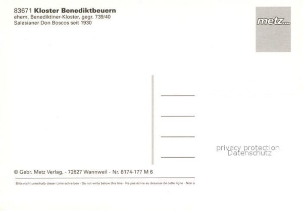 Benediktbeuern Fliegeraufnahme Kloster – Bild 2