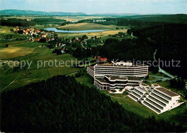 Clausthal-Zellerfeld Fliegeraufnahme Erholungsheim Buntenboc