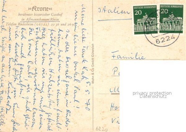 Assmannshausen Gasthaus Krone – Bild 2