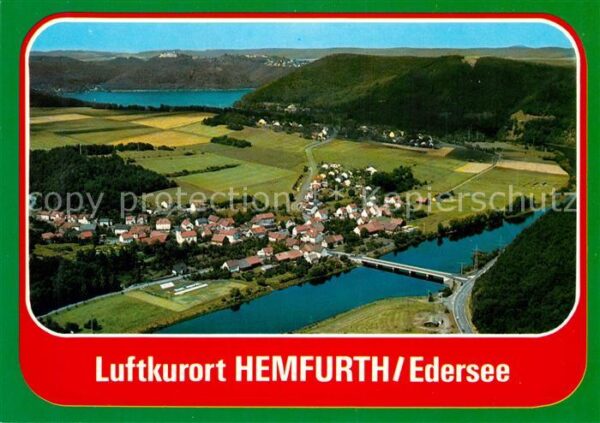 Hemfurth-Edersee Fliegeraufnahme Edertal