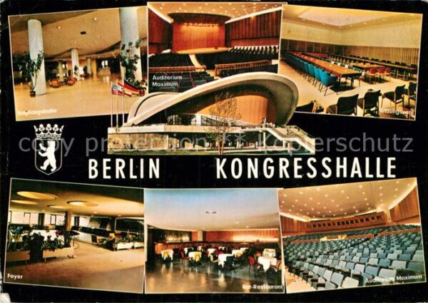Berlin Kongresshalle innen und aussen