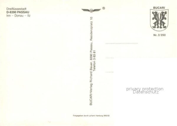 Passau Fliegeraufnahme Dreiflüssestadt Inn Don – Bild 2