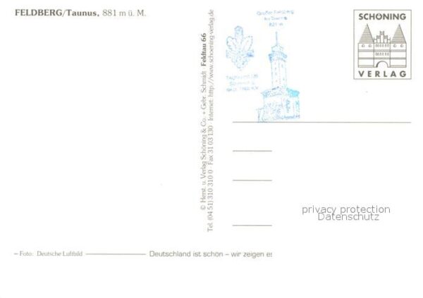 Feldberg Taunus Fliegeraufnahme Sendeanlagen – Bild 2
