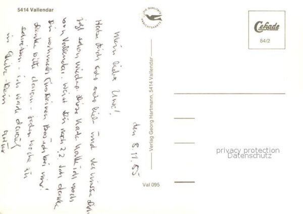 Vallendar Fliegeraufnahme Rheinpartie Gedicht – Bild 2