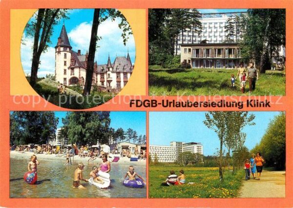 Klink Waren Erholungsheim Schloß Klink Strand
