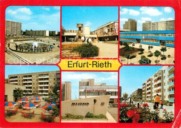 Rieth Erfurt Brunnen Cafe Berolina Leningedenkstätte