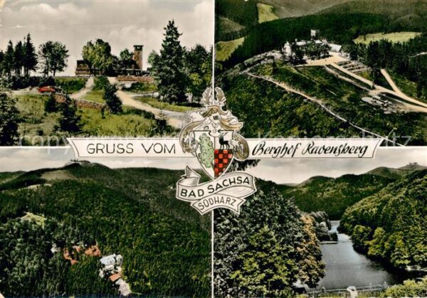 Bad Sachsa Harz Fliegeraufnahme Hotel Berghof Ravensber