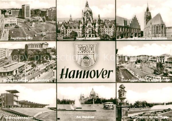 Hannover Aegidentorplatz Marktkirche Ernst Augus