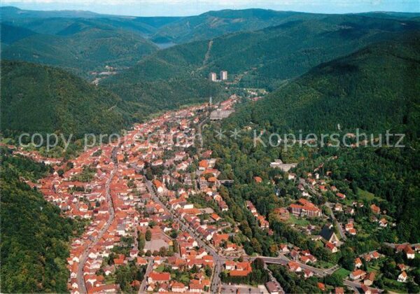 Bad Lauterberg Fliegeraufnahme mit Odertalsperre