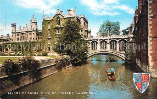 Cambridge Cambridgeshire Bridge of Sighs St Johns College