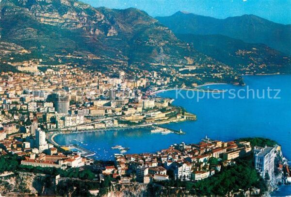 Monaco Le Rocher de la Principaute Port Cote d