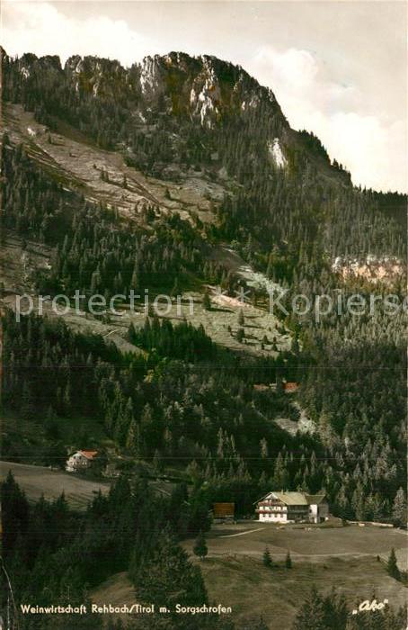 Rehbach Tirol Ausflugsgaststätte Pension Weinwirtscha