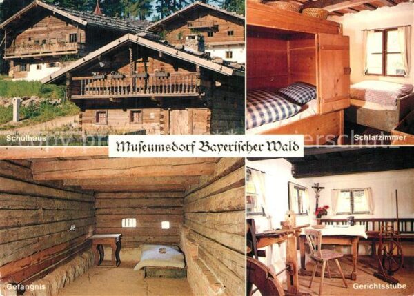 Tittling Museumsdorf Bayerischer Wald Schulhaus