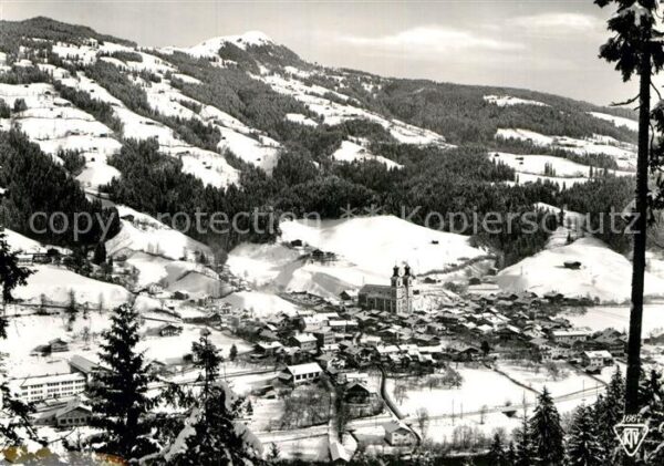 Hopfgarten Brixental Winterpanorama gegen Hohe Salve