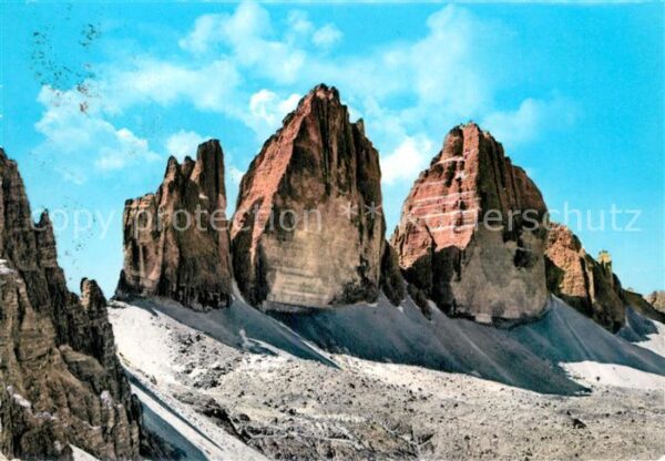 Dolomiten Tre Cime di Lavaredo Drei Zinnen Gebirg