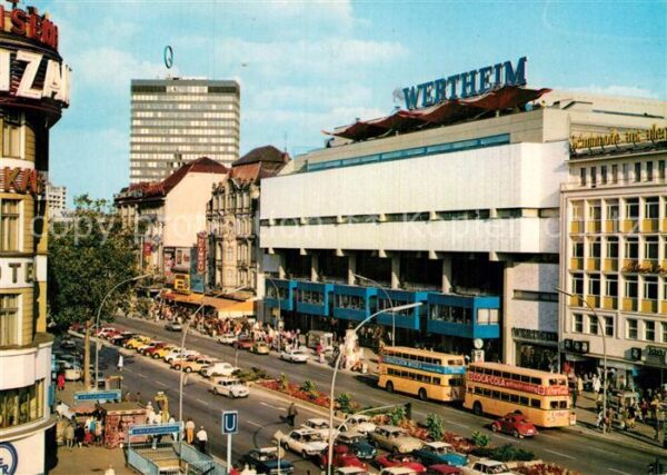 Berlin Kurfürstendamm mit Europa Center Doppel