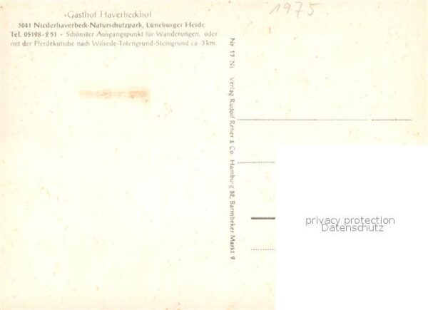 Niederhaverbeck Gasthof Haverbeckhof Pferdekutsche Natu – Bild 2