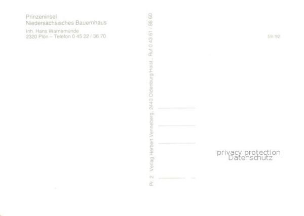 Ploen See Niedersächsisches Bauernhaus Prinzenins – Bild 2