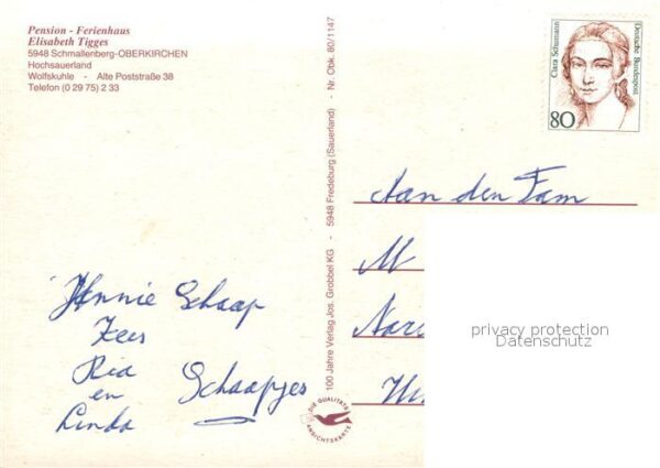 Oberkirchen Sauerland Pension Ferienwohnung Tigges Ortsansich – Bild 2