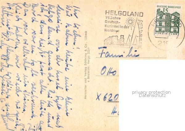 Insel Helgoland Nordseeinsel Fähre Lange Anne Steilküst – Bild 2