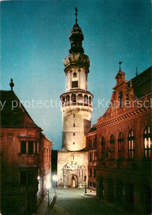 Sopron Oedenburg Tüztorony a Storno hazzal Feuerturm mit