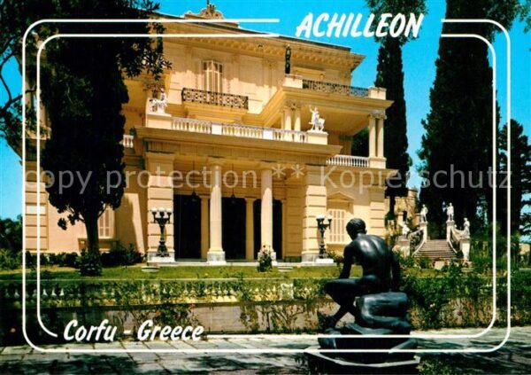 Corfu Korfu Achilleon Palast Skulptur